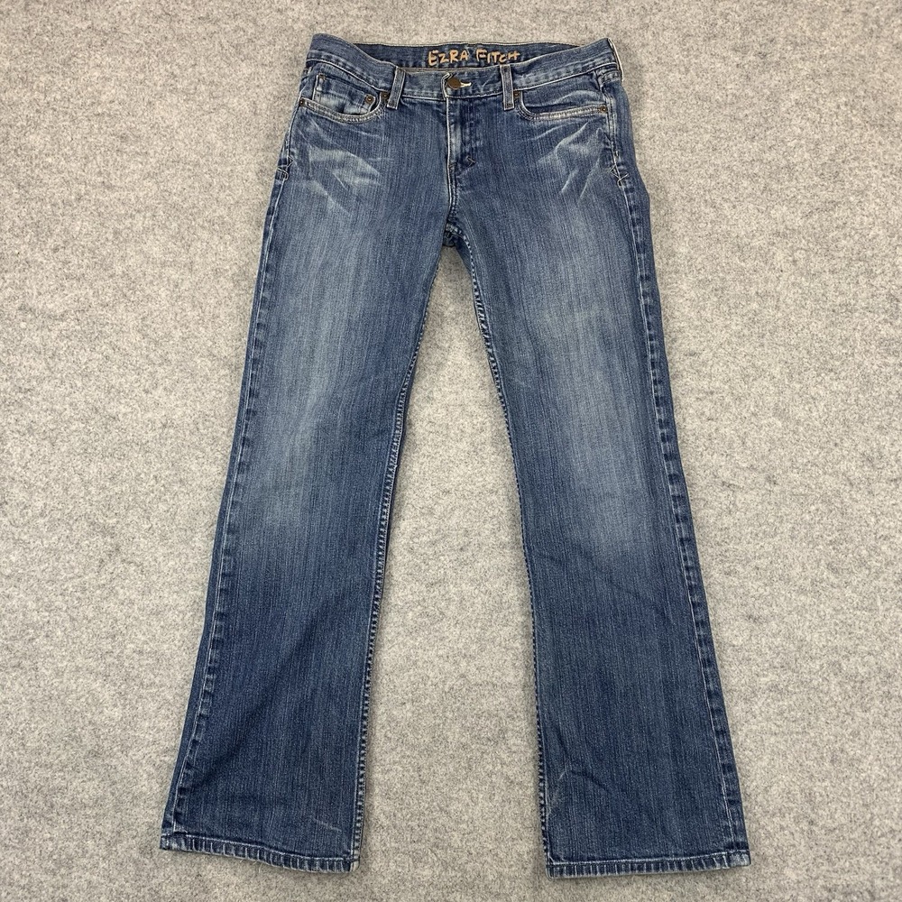 Vintage Womens Ezra Fitch Low Rise Jeans Size 29 Straight Blue Made in USA